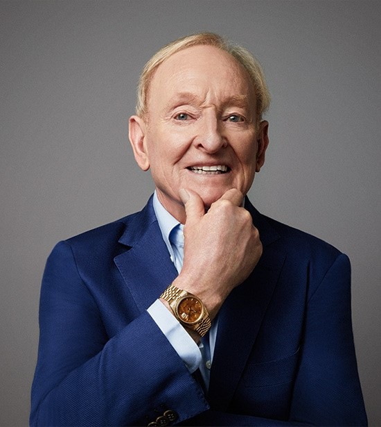 Rod Laver with his Rolex