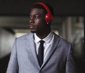 A.J Green in commercial of Beats headphone