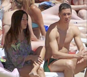 Torres spending vacation with his wife Olalla 