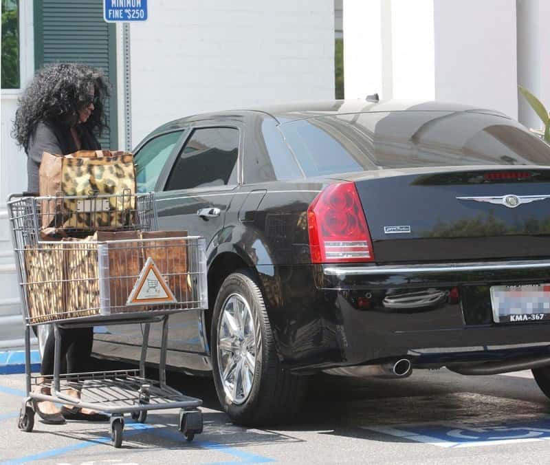 Ross With Her Chrysler 300.