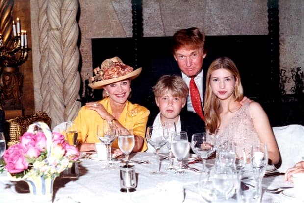 Ivanka Trump with her Family in her early days