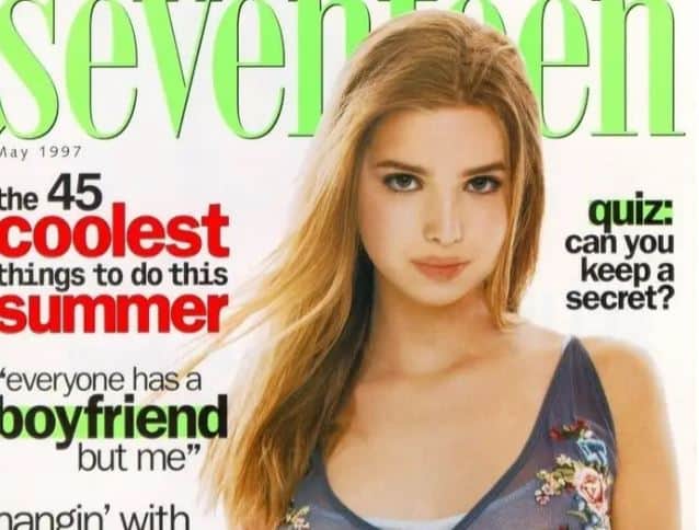 Young Ivanka on a Magazine cover