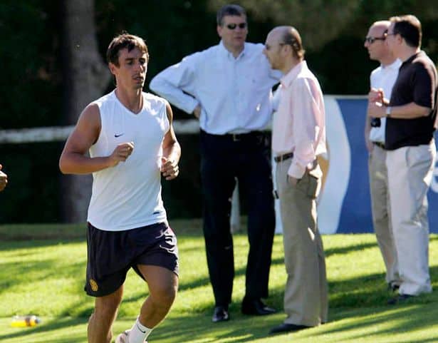 Garry Neville taking short walk for refreshment.