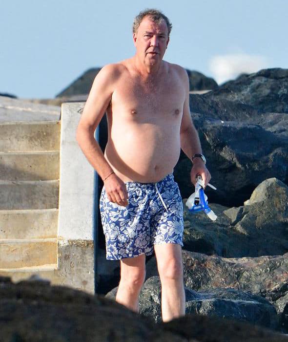 Jeremy Clarkson enjoying on a vacation.