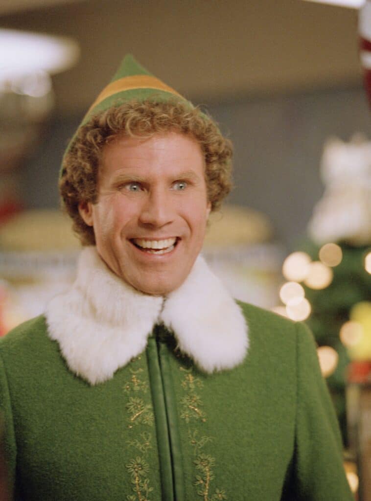 John William Ferrell in Elfs Costume