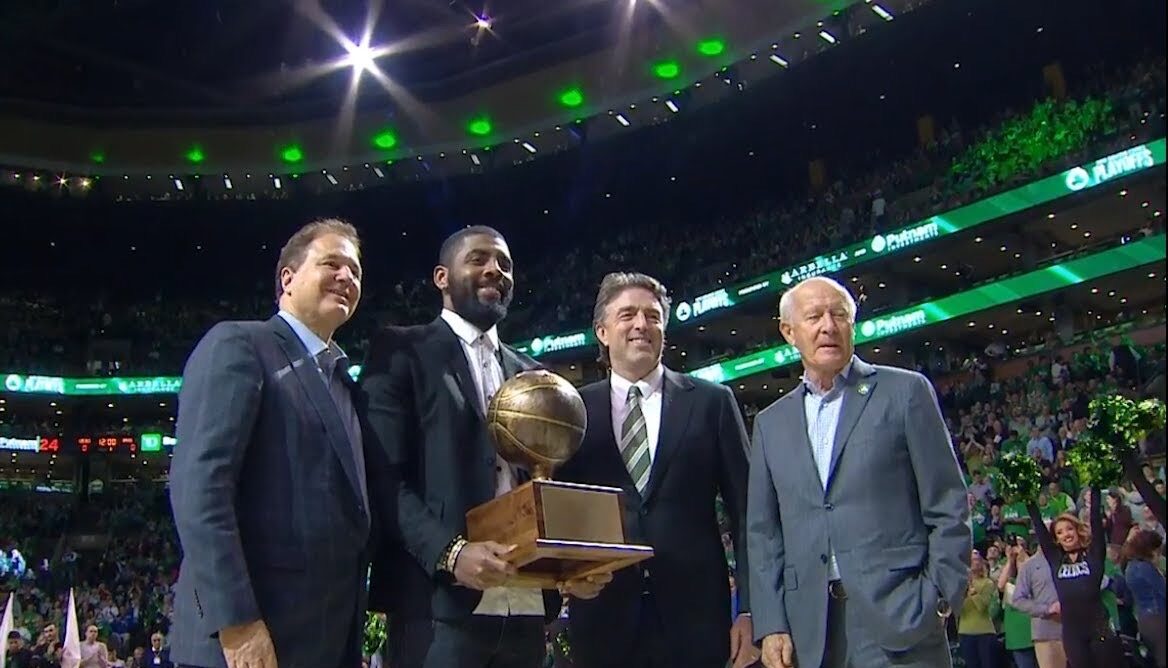 Kyrie Irving received the award in 2018