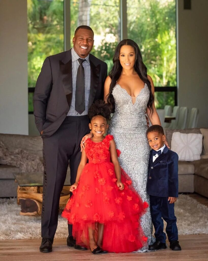 Beautiful Wives of the NFL Players- Sasha lee Dindayal and Family