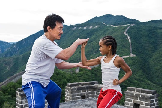 Jackie Chan and Jade Smith on The Karate Kid