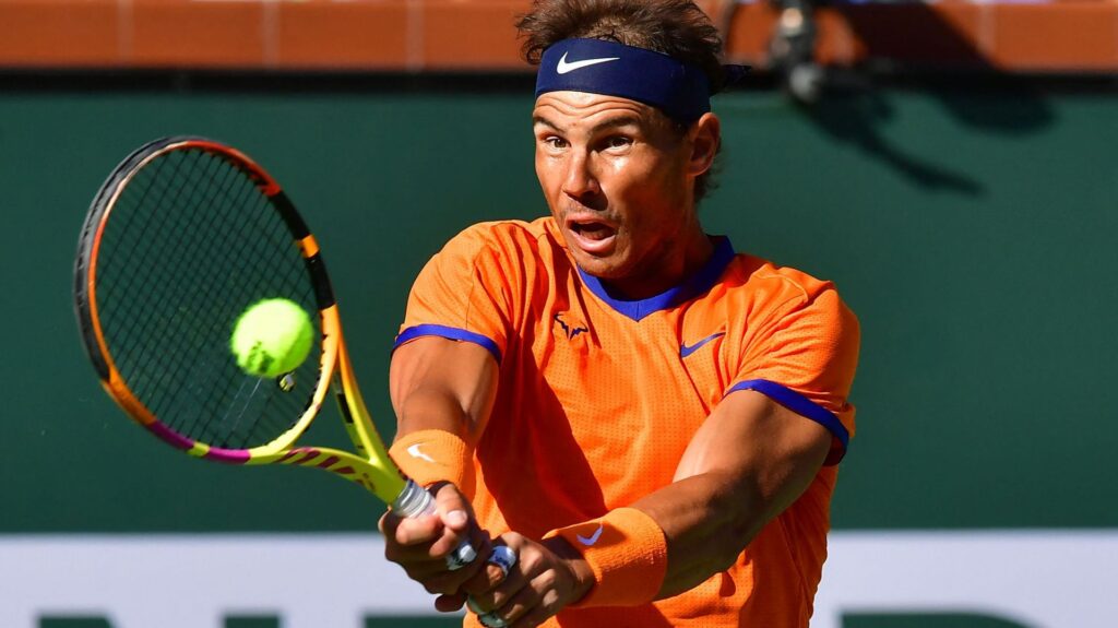 Rafael Nadal in Action