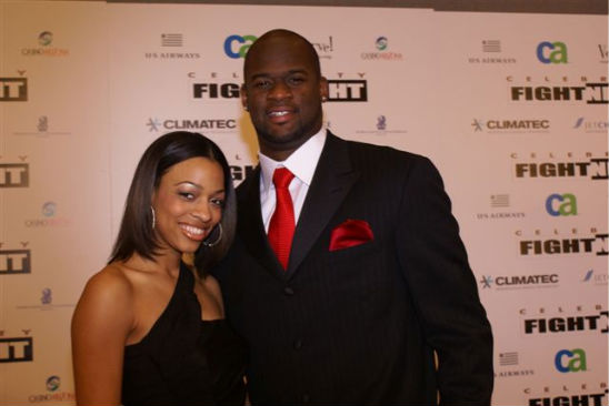 Vince Young Net Worth- Vince With His Wife (Source: BCK Online)