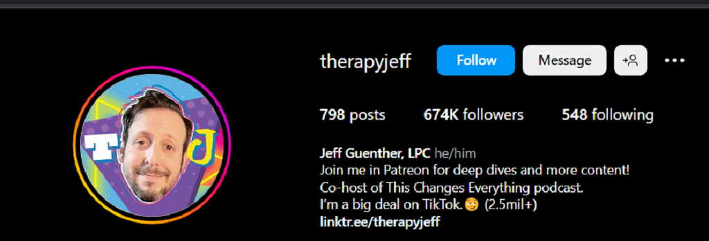 Therapy Jeff Allegations