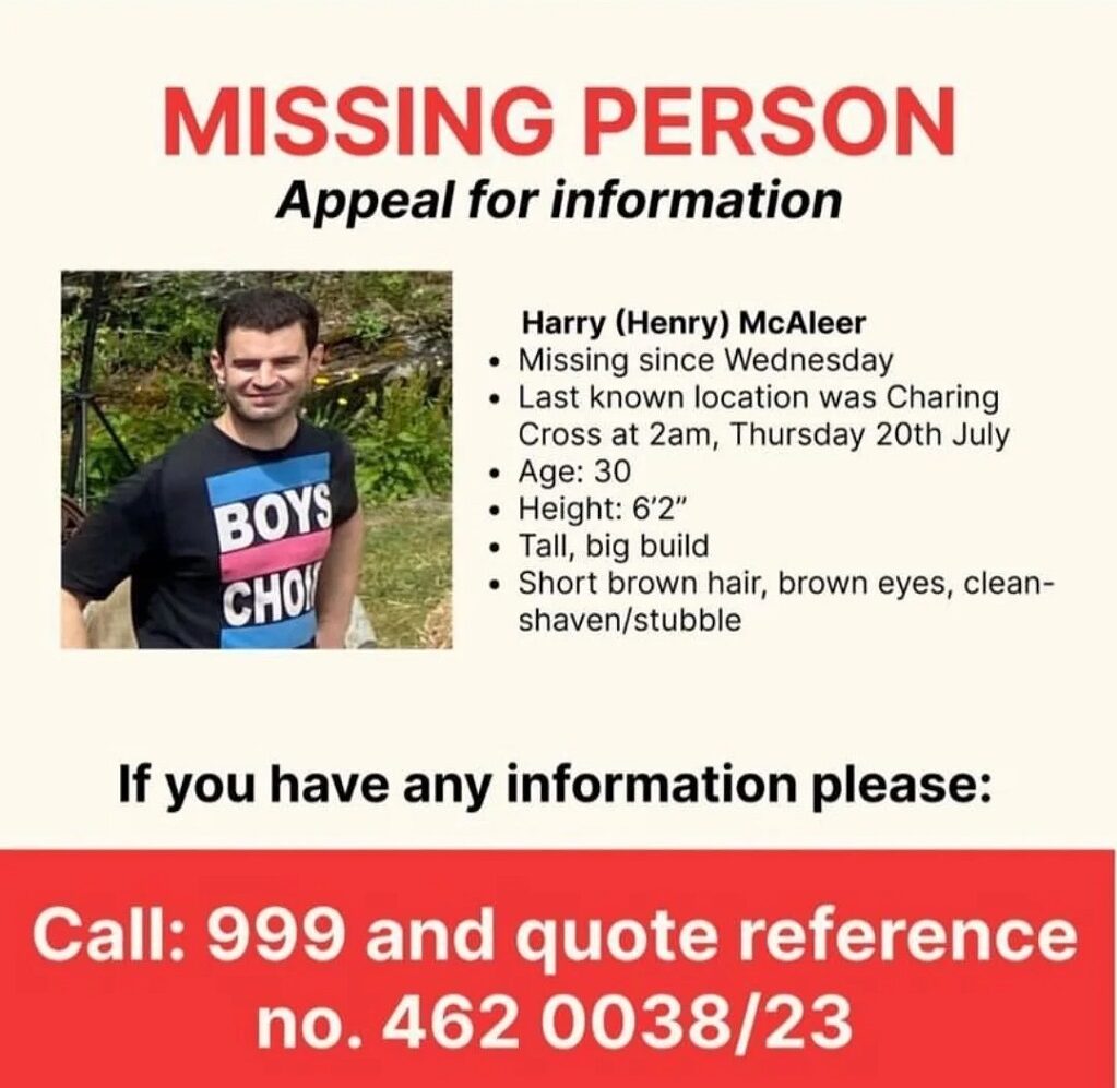 Harry Mcaleer Missing