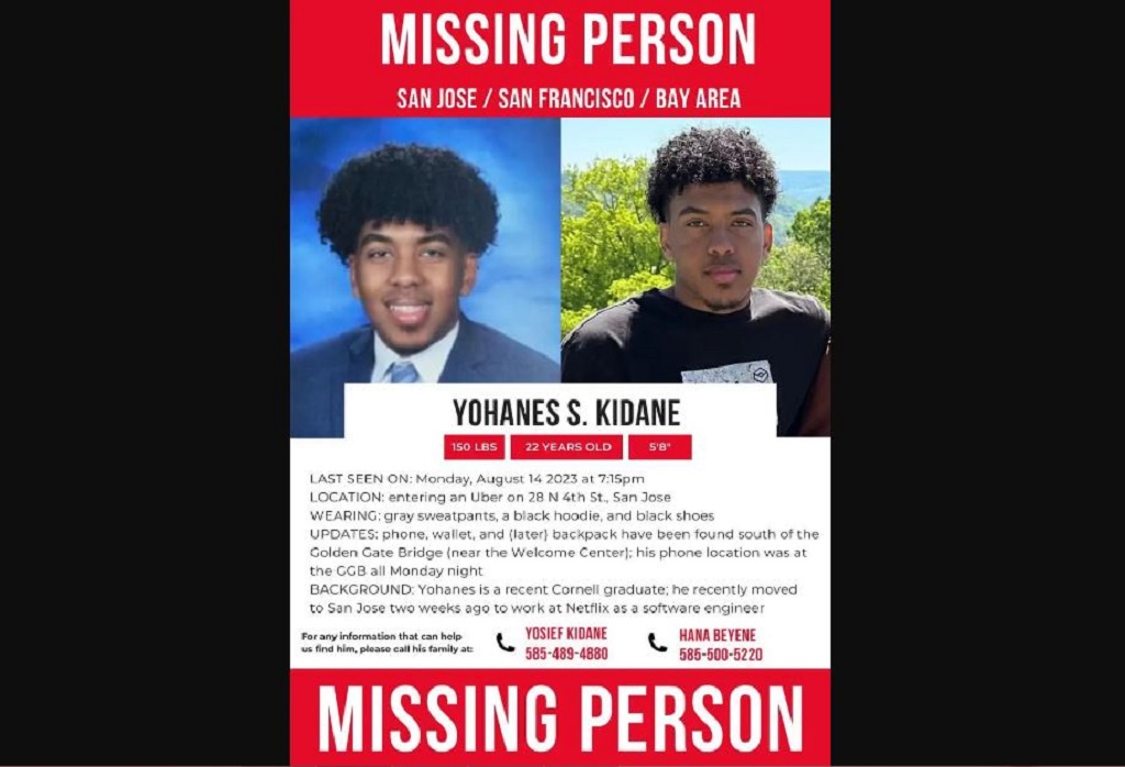 Yohanes Kidane Missing