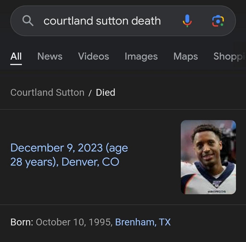 Courtland Sutton Living Or Deceased