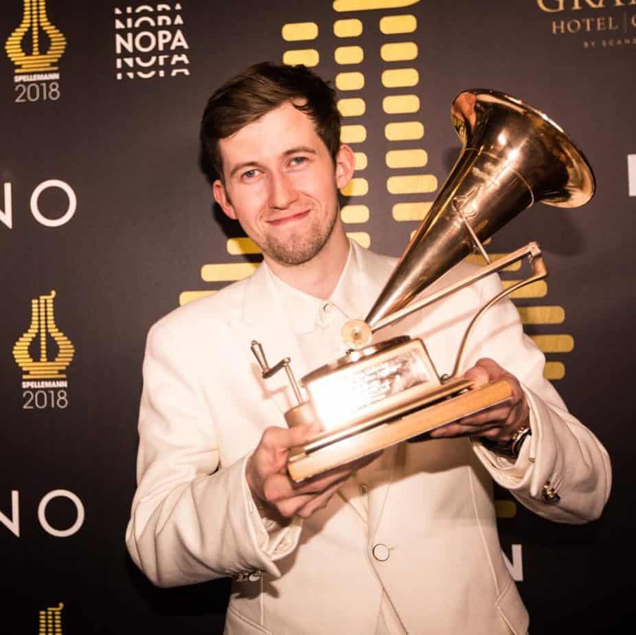 Alan Walker winning Norwegian Grammy Awards 2019