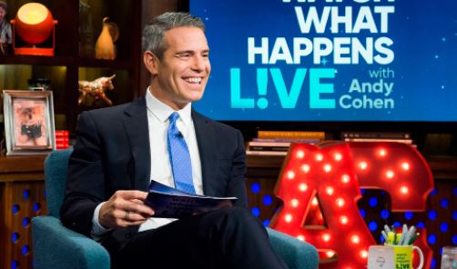 Andy Cohen hosting What What Happens Live
