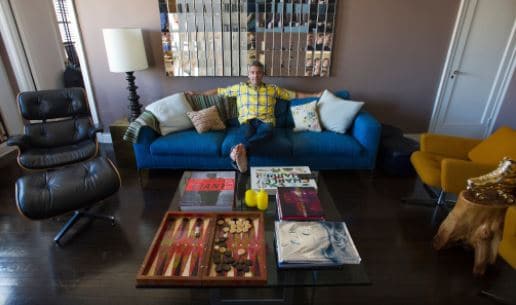 Andy Cohen in New York City Apartment