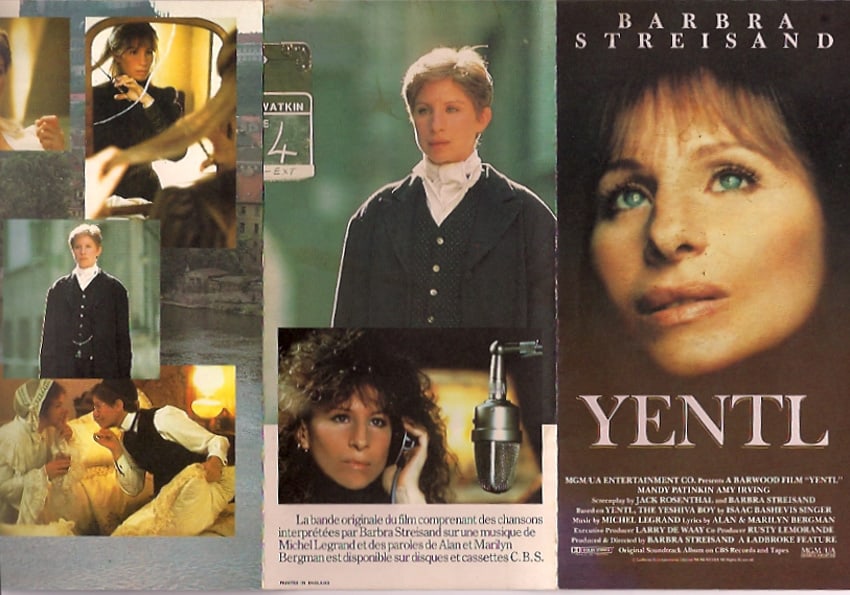 posters-of-barbra's -movie -'YENTL'