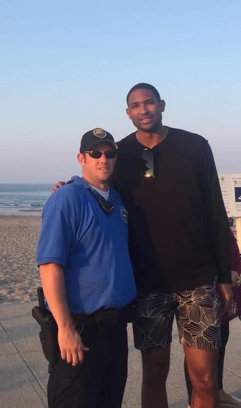 Horford with his fan in Maine