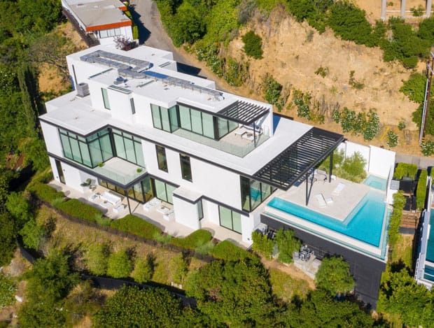 Ariana Grande's mansion in Hollywood Hills