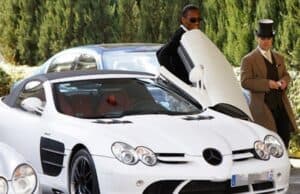 Drogba and his Mercedes