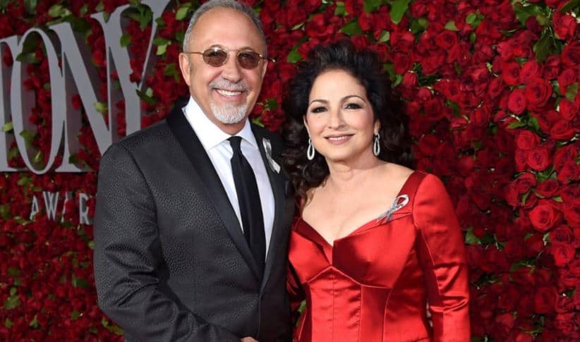 Mr. and Mrs. Estefan at Tony Awards