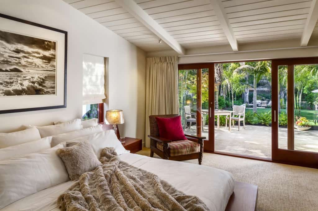 Living space of the Montecito bungalow
