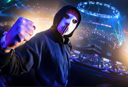 Angerfist on one of his performances