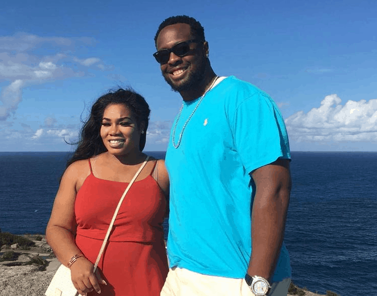 Gerald McCoy and his wife on birthday vacation.
