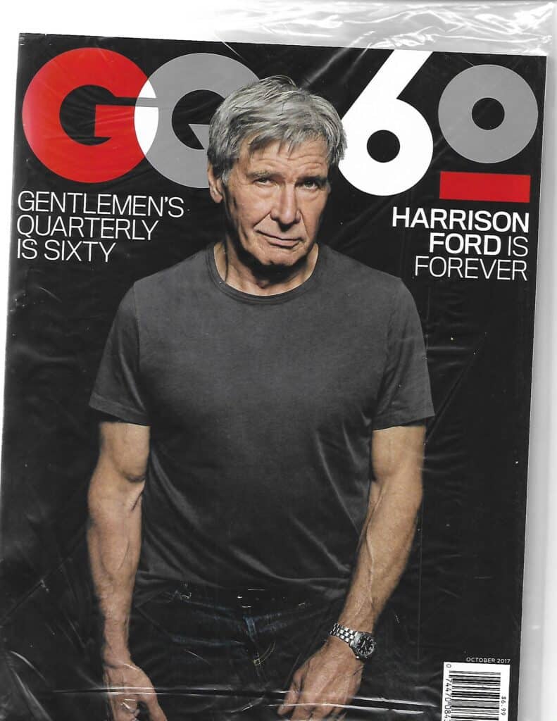 Harrison Ford In Cover of GQ Magazine