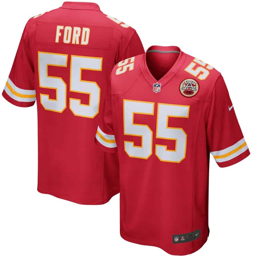 Dee Ford's Kansas City Chiefs' Nike jersey