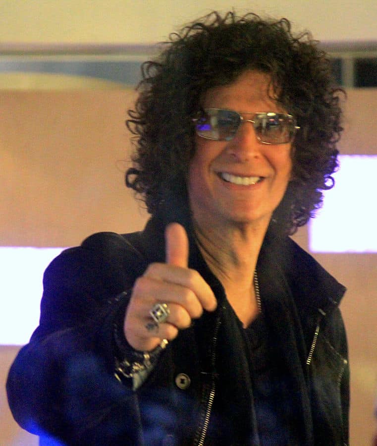 Howard stern just before going for his interview.