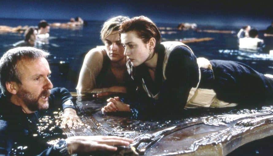 James Cameron on The Set Of Titanic