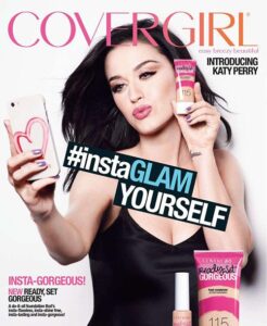 Perry featuring in cover page of CoverGirl Magazine