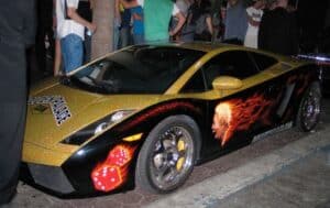 Rodman's custom-designed 2004 Lamborghini