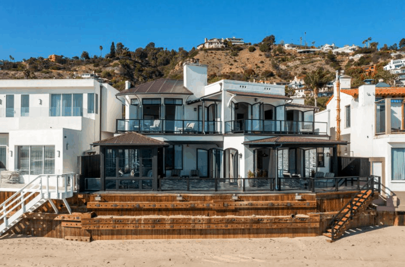 David Spade's Malibu beach house