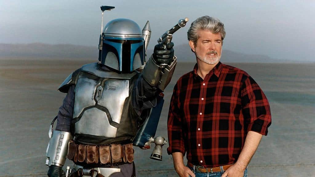George Lucas while shooting Star Wars.