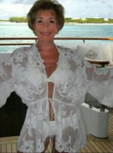 Judith on her Bahamas vacation