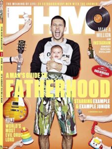 Elliot Gleave aka in cover of FHM magazine