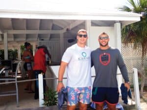 Joey Bosa on vacation with his brother Nick Bosa