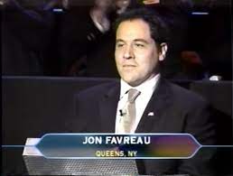 Jon Favreau in a show, Who Wants To Be a Millionaire