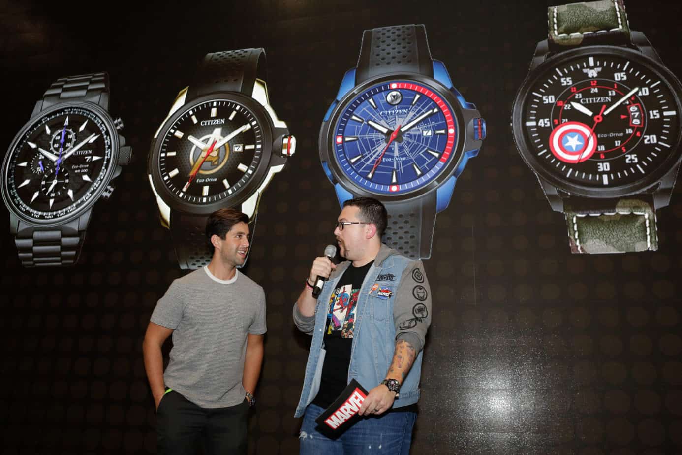 Josh Peck Unveiling Marvel Avengers Themed Timepieces.