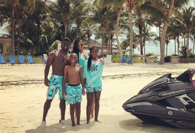 Kevin Hart And His Family Vacation in Bahamas