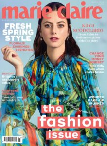 Marie Claire magazine featuring Kaya Scodelario