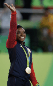 Biles at the 2016 Olympics.