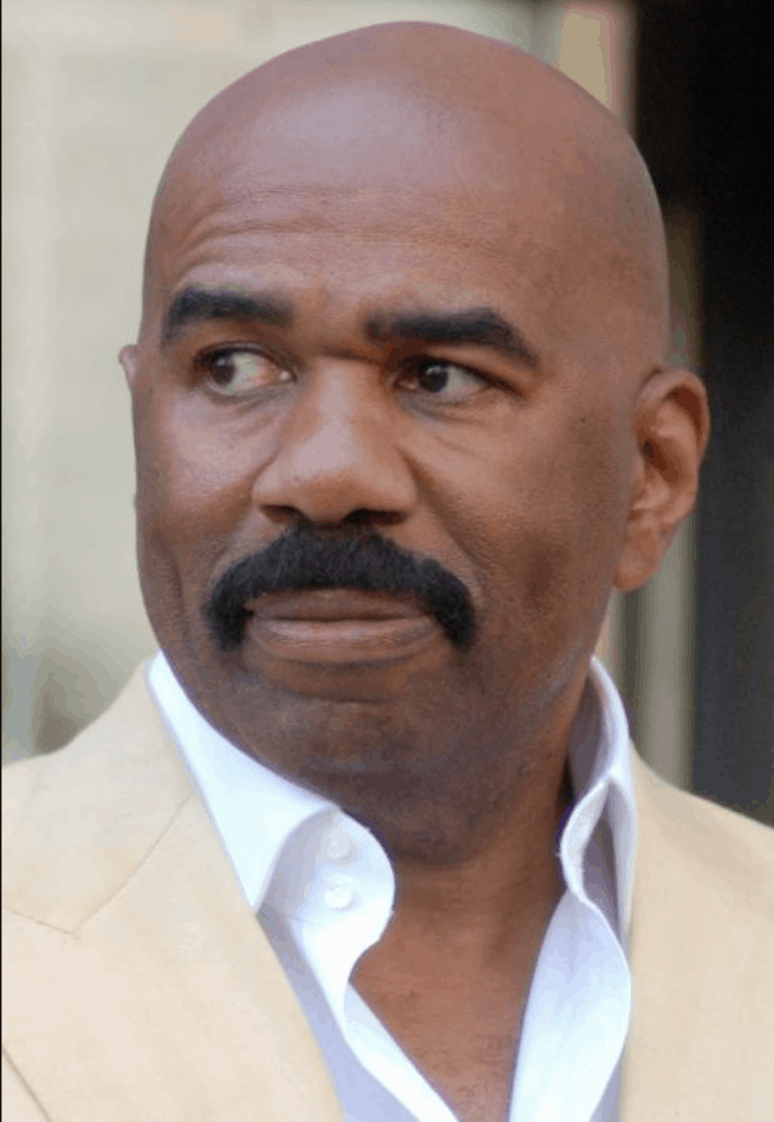 Steve Harvey at a ceremony to receive a star on the Hollywood Walk of Fame. 