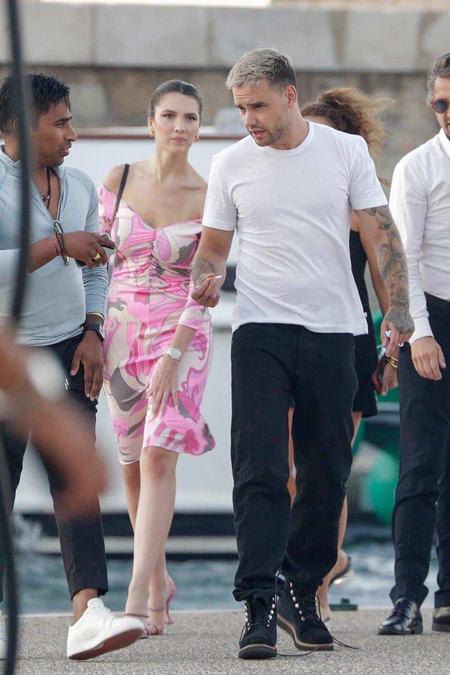 Liam along with his partner Maya snapped in St. Tropez in a holiday