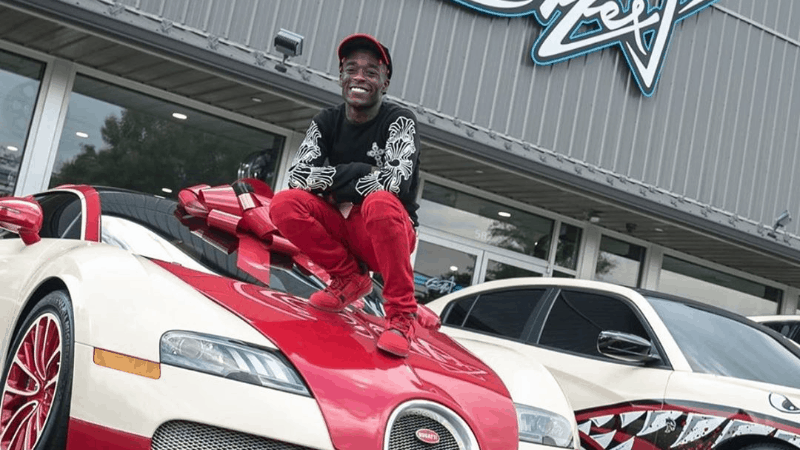 Lil Uzi With His Bugatti