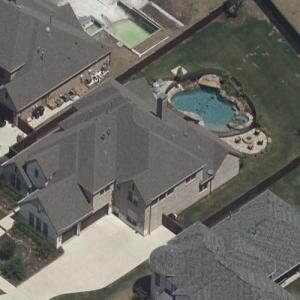 An aerial view of Vander Esch's house in Frisco, Texas.