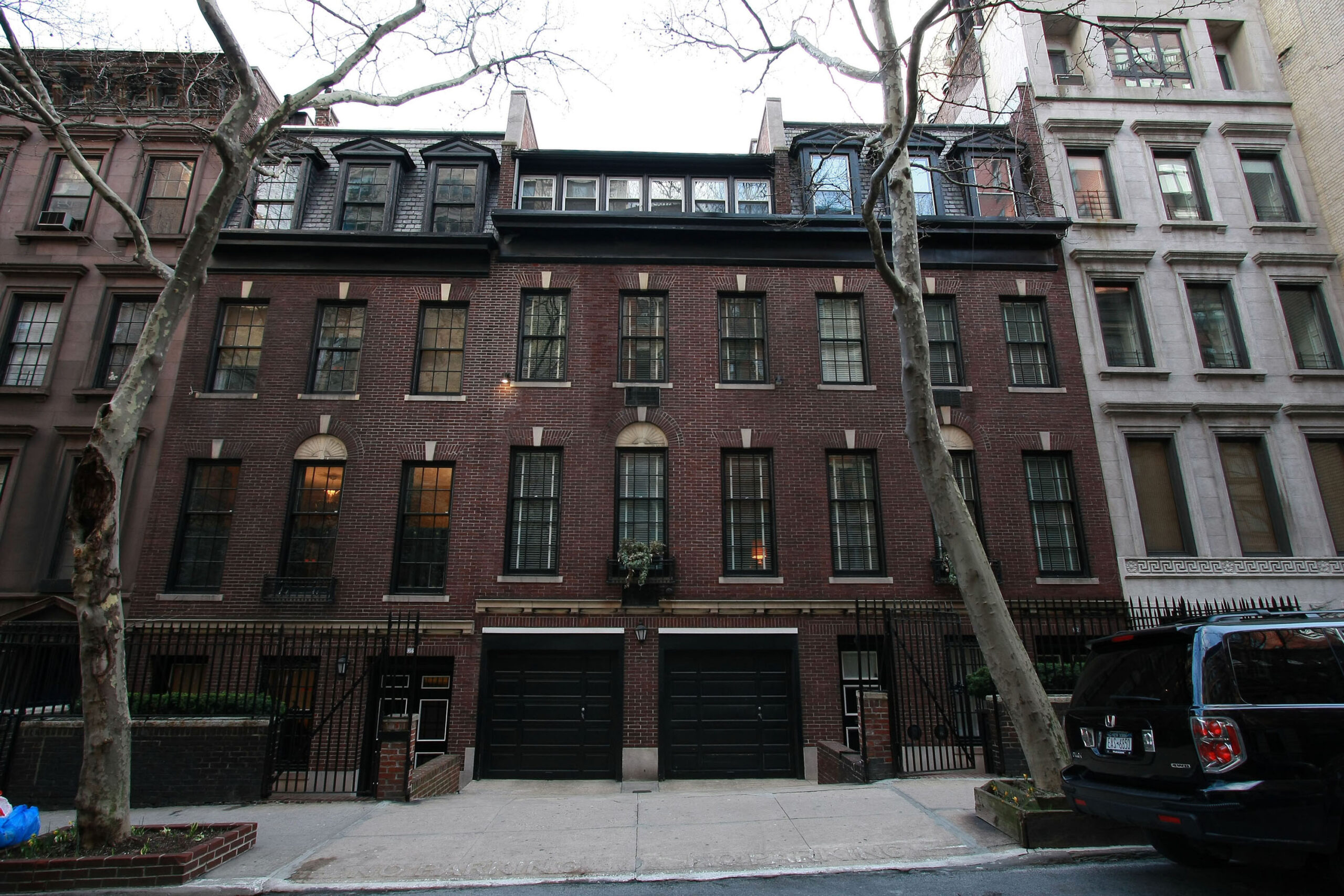 Exterior of the New York townhouse